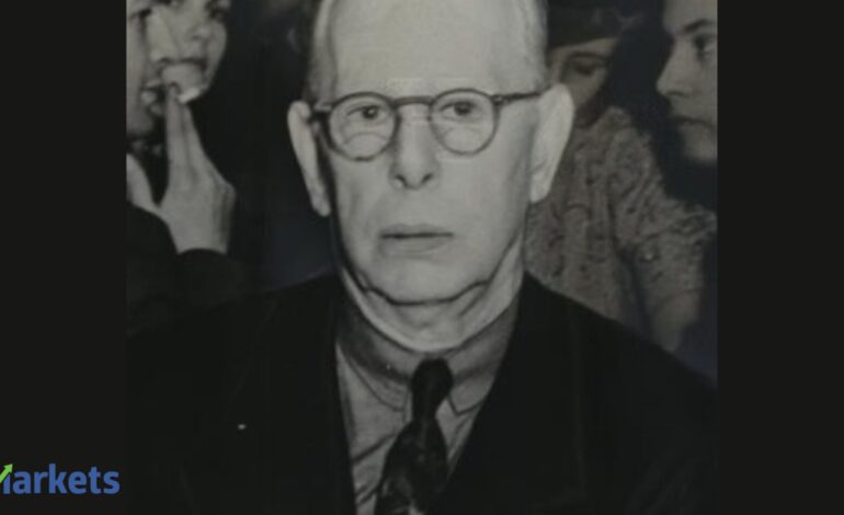 When to book profits and when to sit tight: Timeless investing lessons from Jesse Livermore