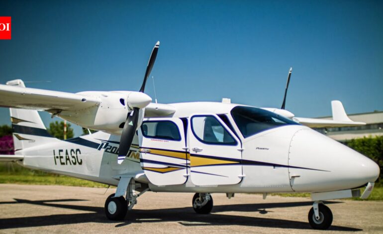 Trainee pilot hurt by running propeller while leaving aircraft | India News