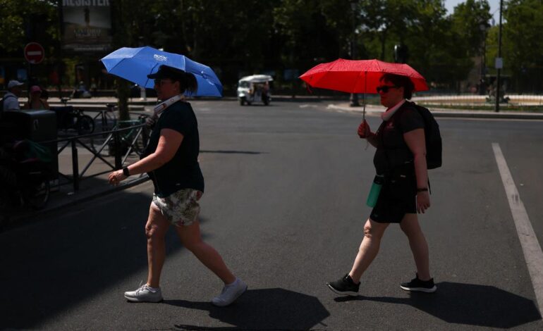 France records around 1,000 additional deaths amid extreme heat wave leading to European records