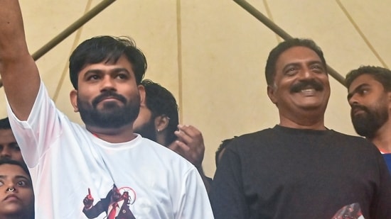Prakash Raj tells Cockroach Janta Party founder Abhijeet Dipke to continue with his fight: ‘We stand by you’