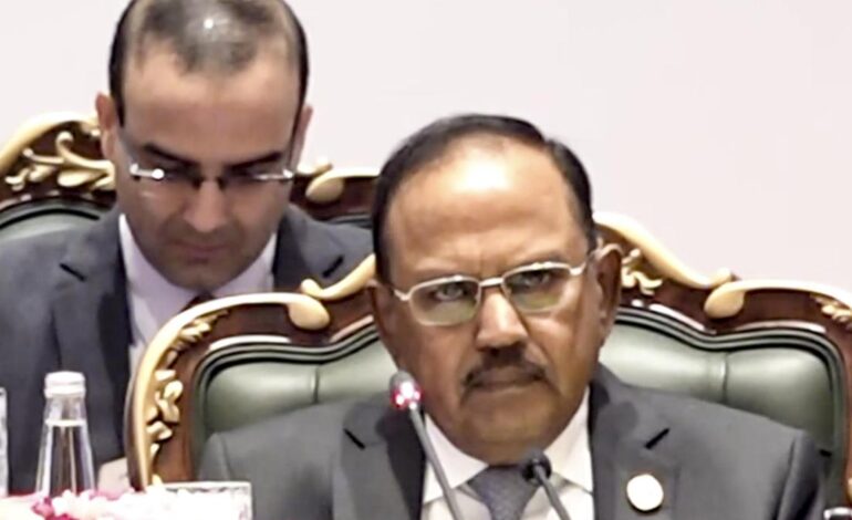 Opening of Strait of Hormuz welcome move: NSA Doval at BRICS conclave