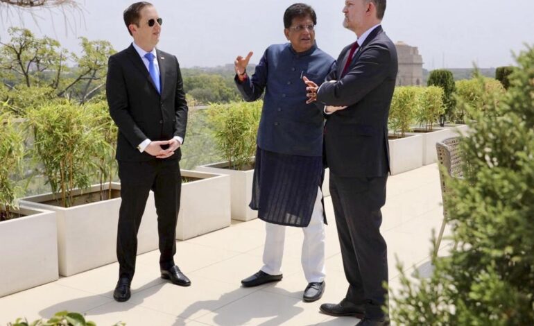 Piyush Goyal, U.S. Trade Representative Jamieson Greer begin talks on trade pact