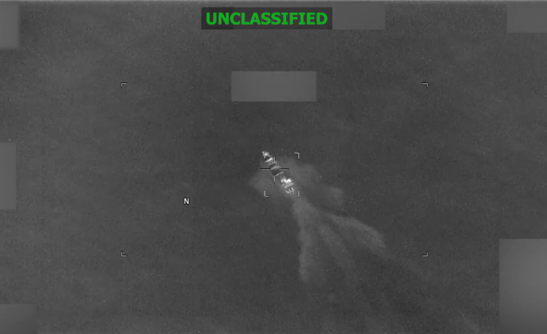 U.S. military says it struck vessel in Caribbean, killing two
