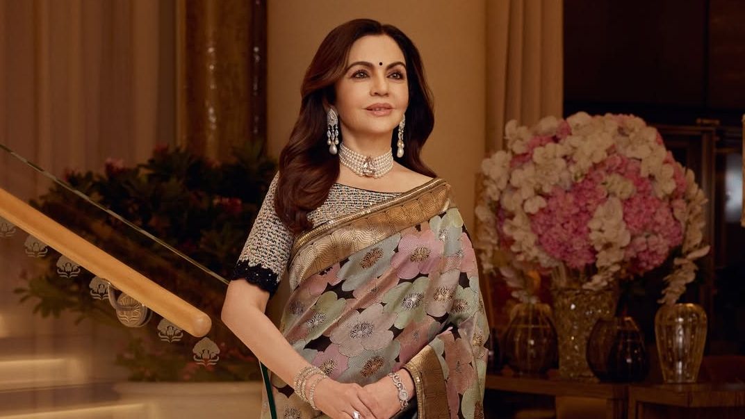 15 standout saris from Nita Ambani’s wardrobe, from Banarasi to Paithani