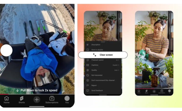 YouTube rolls out new Shorts features including Clear Screen mode, faster playback | Technology News