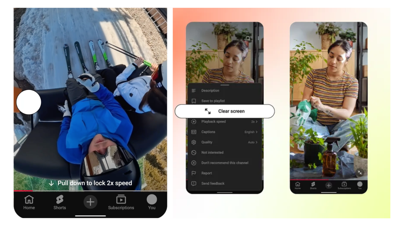 YouTube rolls out new Shorts features including Clear Screen mode, faster playback | Technology News
