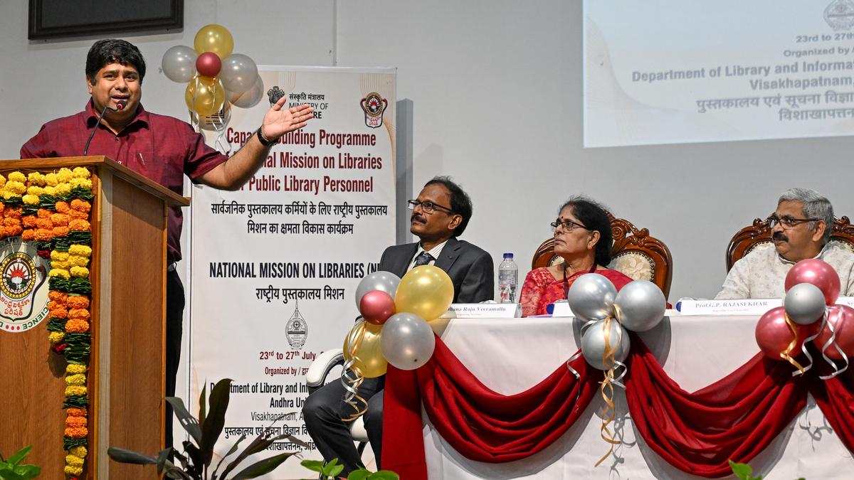 NML capacity-building programme begins at AU; ₹3.10 crore sanctioned for AP libraries