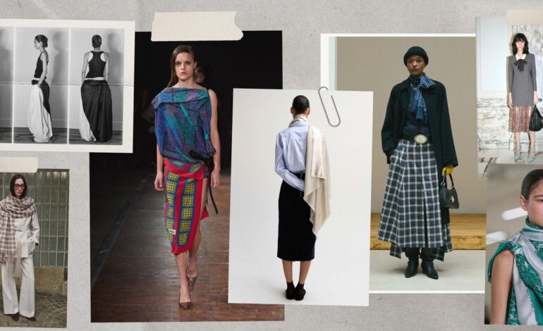 8 Ways to Style the Silk Scarf, Inspired by the Fall 2026 Runways