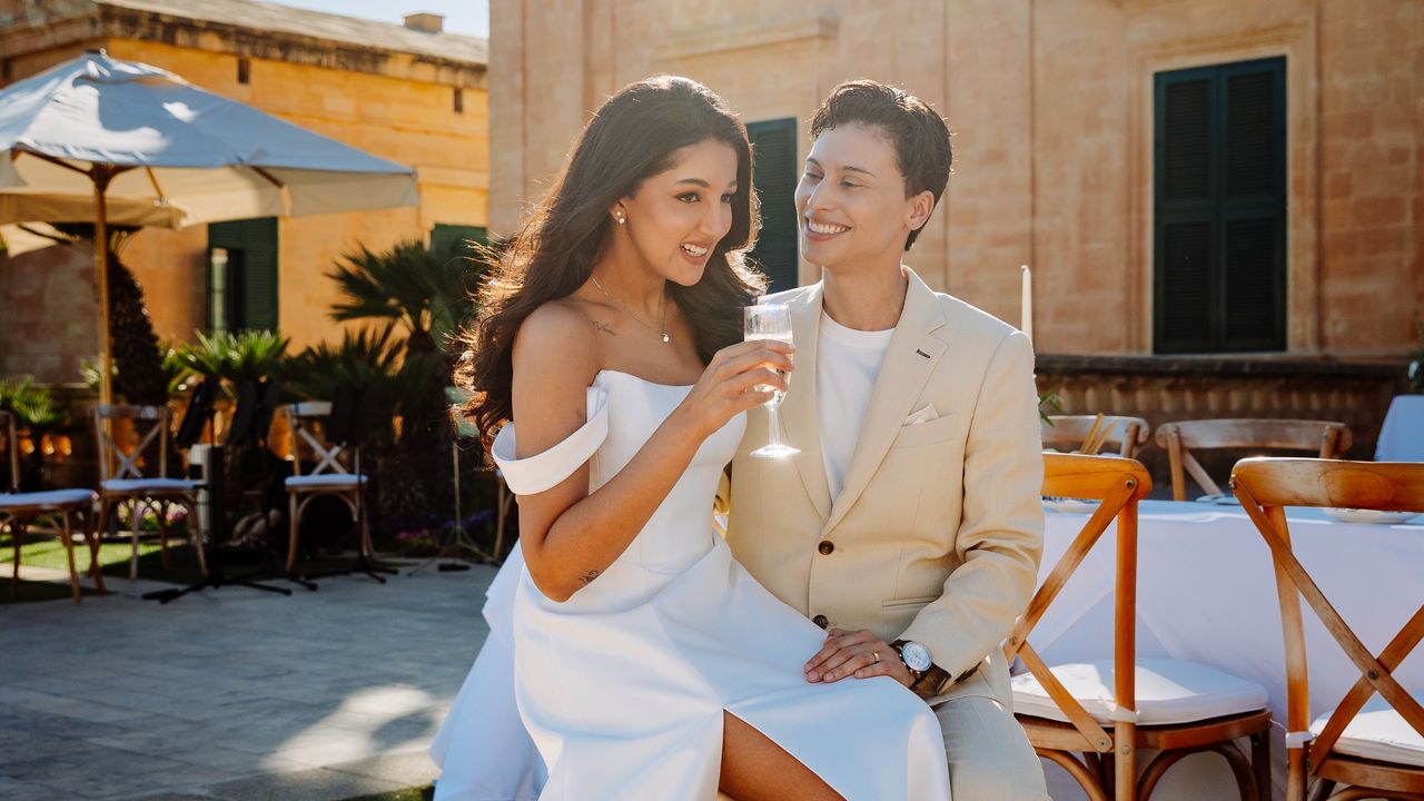 This wedding in Malta had an all-female mariachi band and 180 handwritten letters for guests