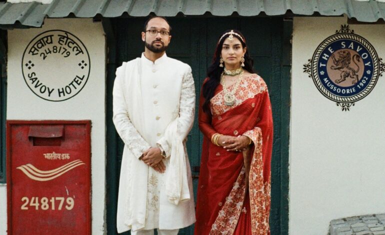 This couple mailed a postcard to their future selves from a 1906 post office after their wedding in Mussoorie