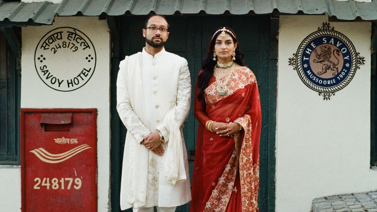 This couple mailed a postcard to their future selves from a 1906 post office after their wedding in Mussoorie