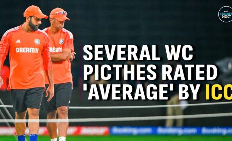 Pitches Used for ICC World Cup Final and Second Semi-final Receive ‘Average’ Rating from ICC
