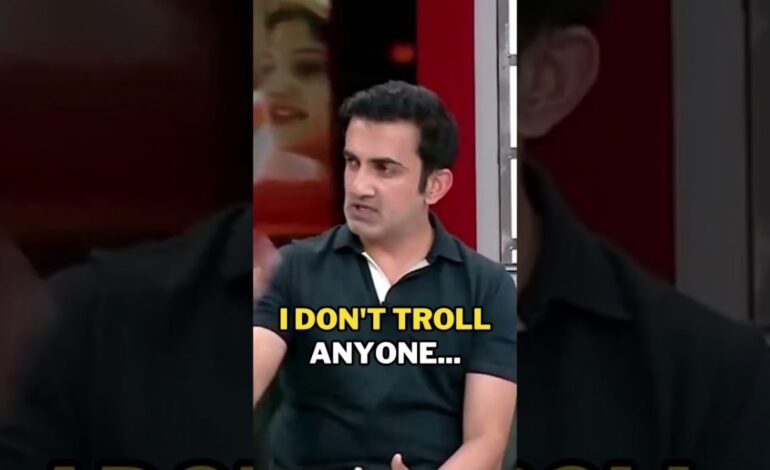 Gautam Gambhir on Troll: What Did Gautam Gambhir say About Troll? | CricketNext