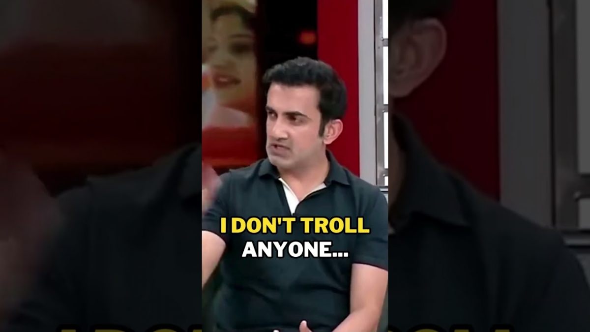 Gautam Gambhir on Troll: What Did Gautam Gambhir say About Troll? | CricketNext