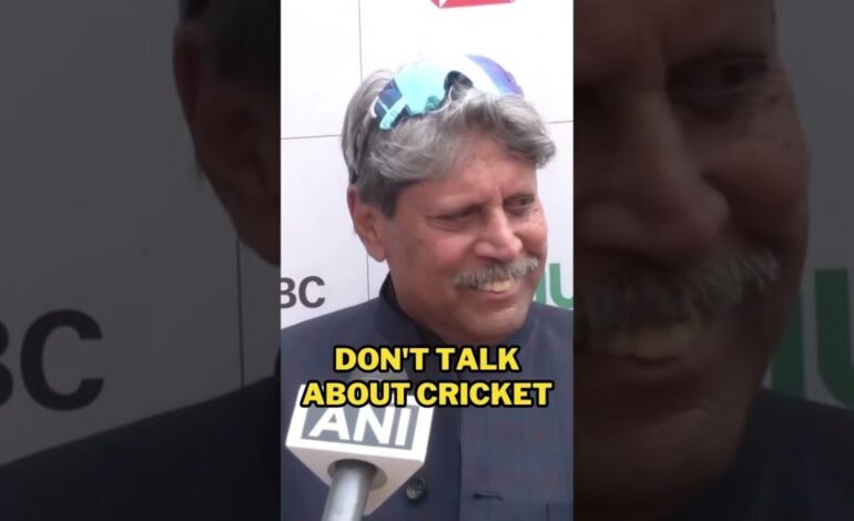 Kapil Dev: “Don’t Talk About Cricket” | CricketNext | Cricket News