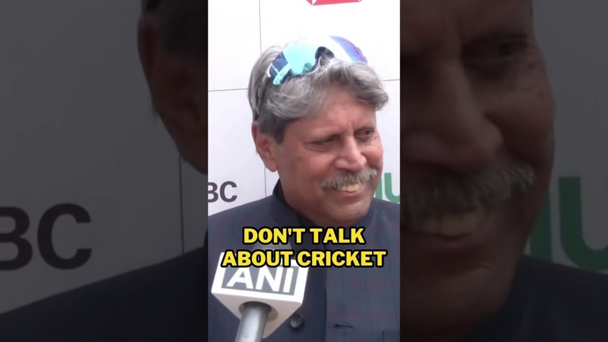 Kapil Dev: “Don’t Talk About Cricket” | CricketNext | Cricket News