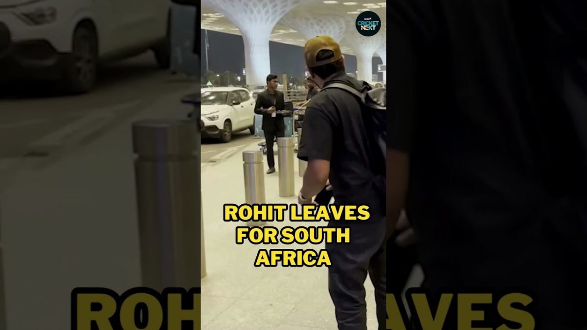 Rohit Sharma Leaves for South Africa From Mumbai Airport | Cricket News | IND vs SA