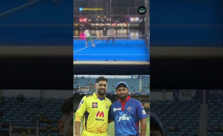 MS Dhoni and Rishabh Pant Play Pickleball After IPL 2024 Auction in Dubai | CricketNext