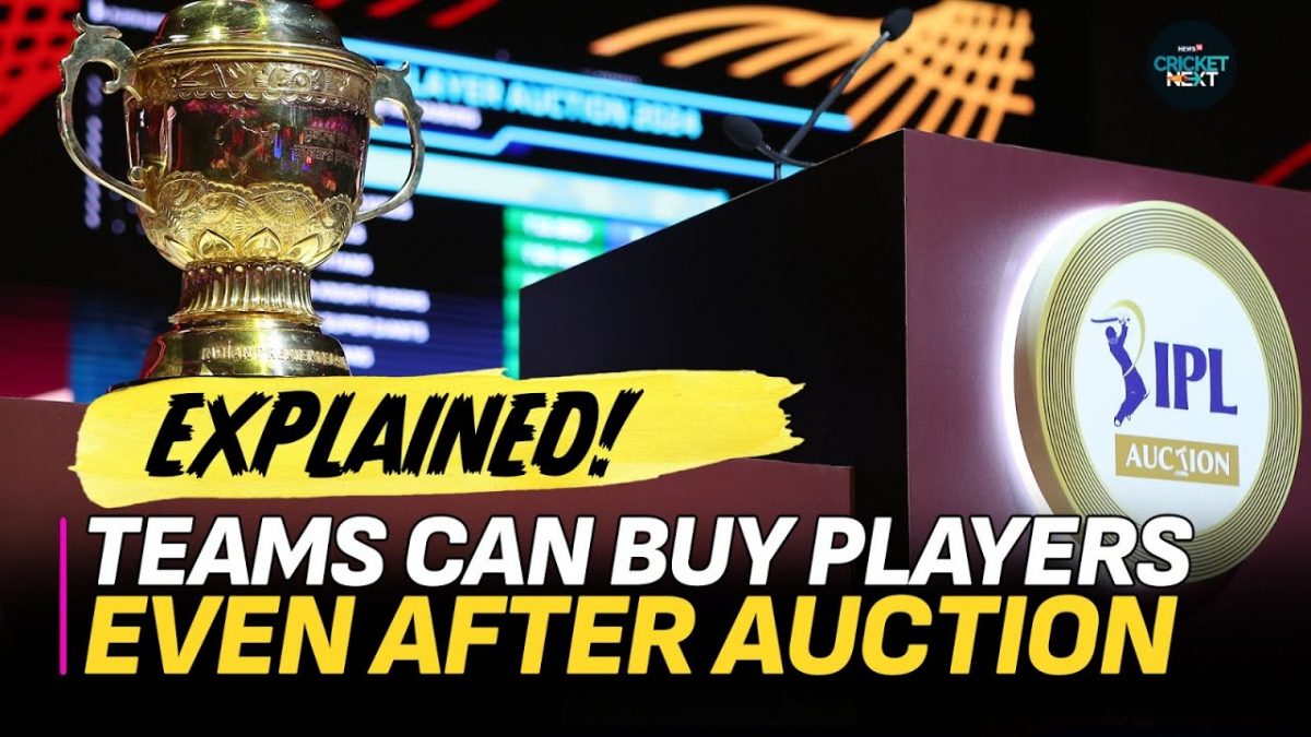Can Teams Buy Players Even After The Auction? | Check All The Details | Explained | IPL 2024 Auction