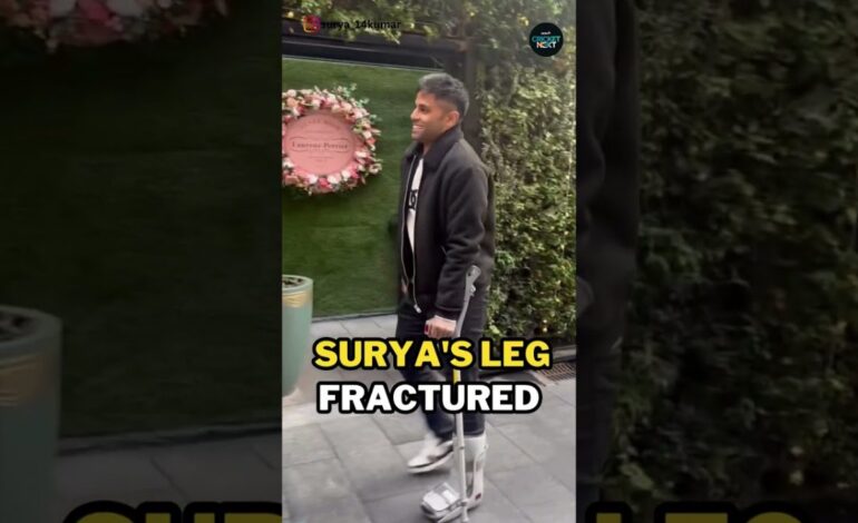 Suryakumar Yadav Suffered a Fracture In His Leg | Ind vs Sa | CricketNext | Ind vs afg