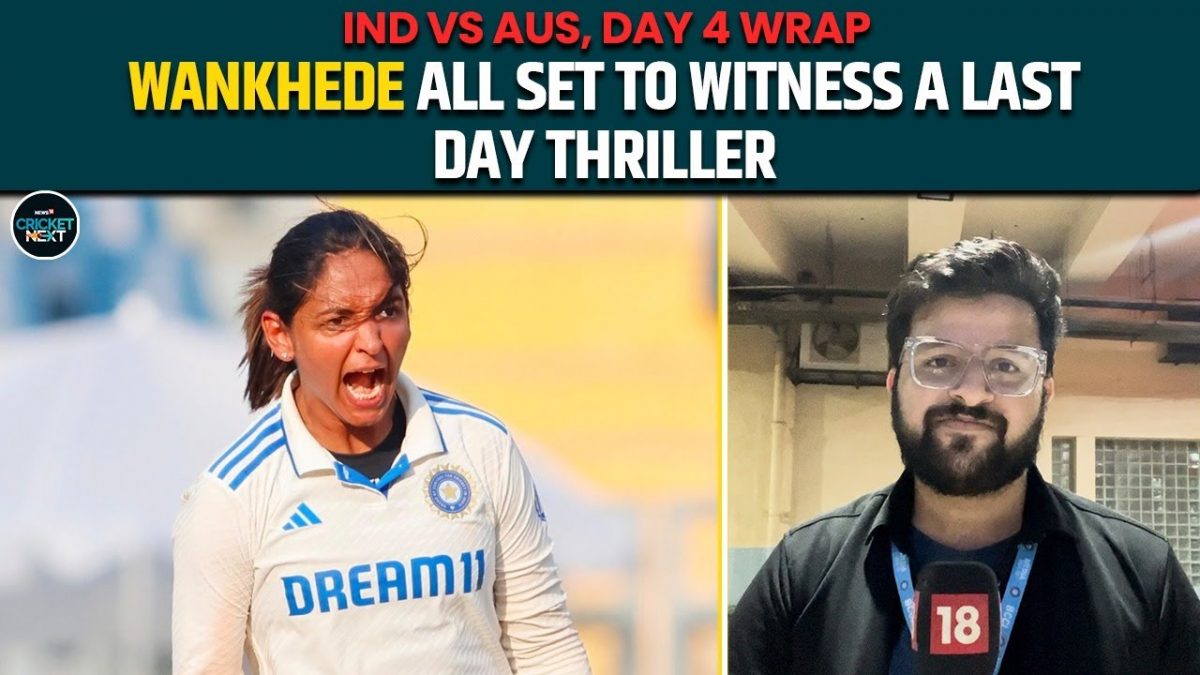 Ind W vs Aus W | Harmanpreet Kaur’s Off-Spin Takes India To A Last Day Thriller Against Australia