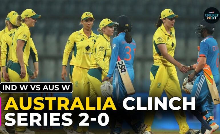Deepti Sharma, Richa Ghosh’s Efforts in Vain As Australia Beat India to Clinch Series 2-0| IndvsAus