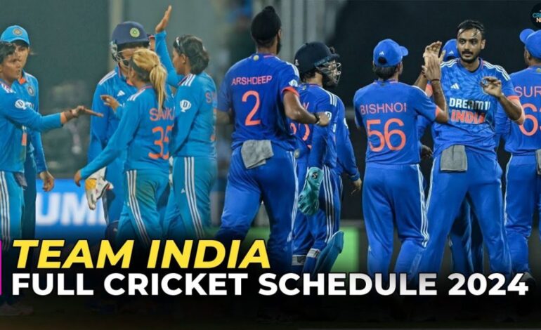 Team India Full Schedule for 2024: Important Tournaments, Matches, Venues & Timings | Cricket