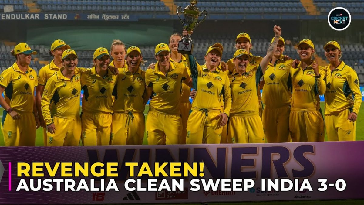 Ind W vs Aus W: Phoebe Litchfield's Stellar Show Help Australia Clean Sweep India 3-0 | Cricket