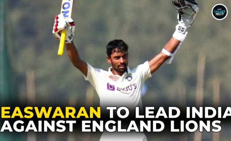 Abhimanyu Easwaran To Lead India A Against England Lions as BCCI Announce Squad