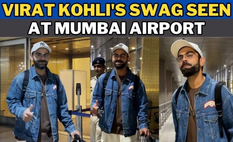 Virat Kohli Returns to India Post Test Series in South Africa, Happily Poses at Airport | #shorts