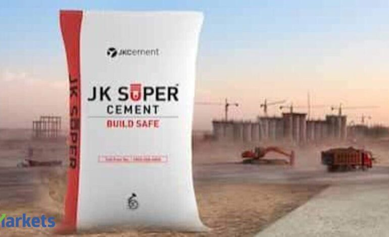 JK Cement Q1 profit drops 15.3% YoY to Rs 274.62 crore