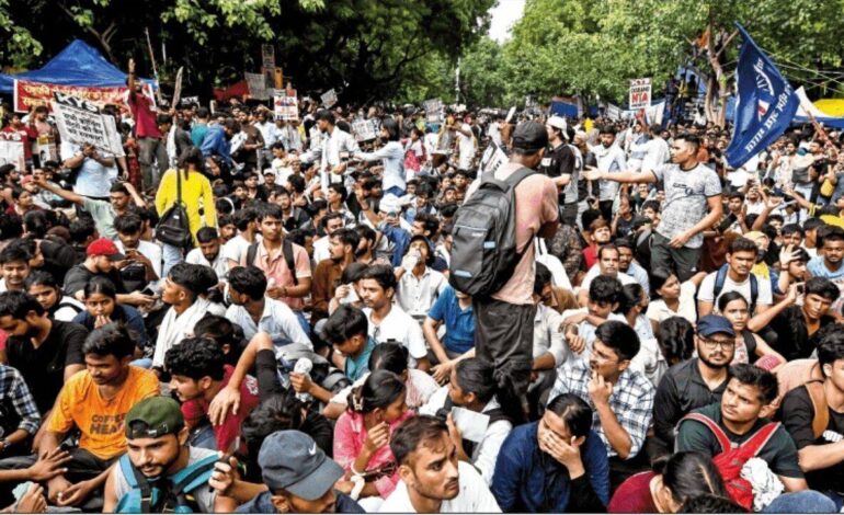 Opposition using protest to find political relevance: BJP | India News