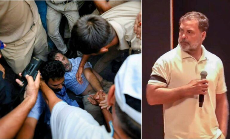 ‘Used to getting punched’: Rahul Gandhi says he is ‘ready to take many more’ after detention during NEET protest | India News