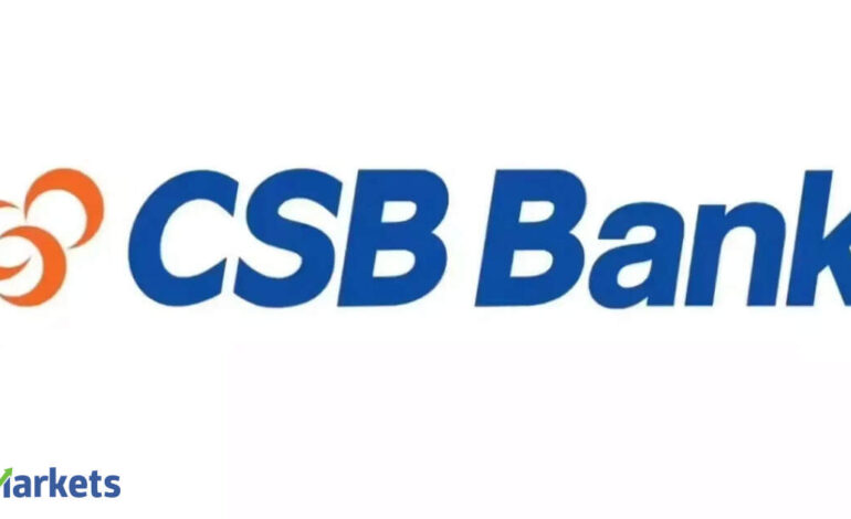 CSB Bank Q1 profit jumps 27% YoY to Rs 150 crore as provisions decline