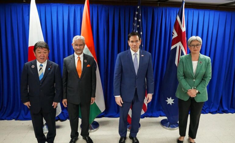 Quad seeks free & open Indo-Pacific, pushes back against Chinese assertiveness | India News