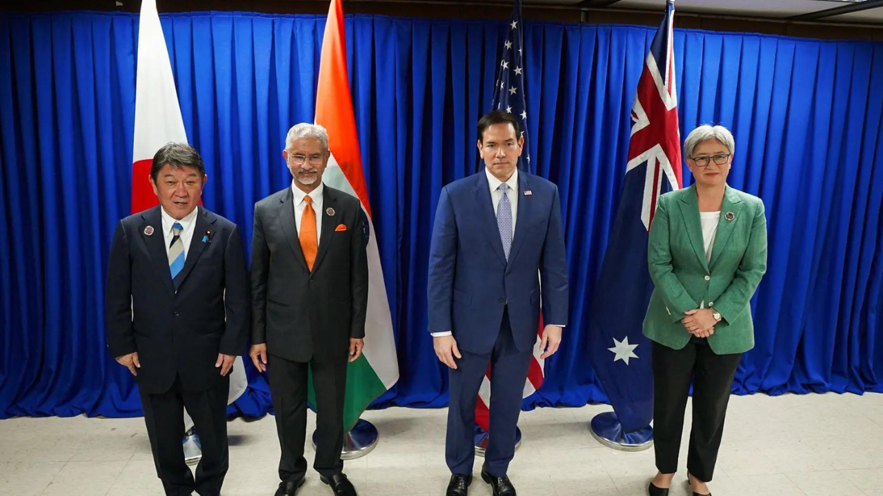 Quad seeks free & open Indo-Pacific, pushes back against Chinese assertiveness | India News