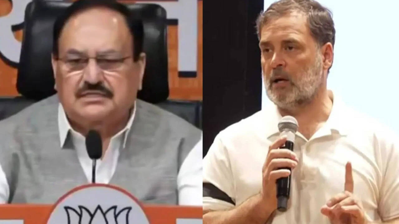 Congress protests: Rahul digs in, Nadda says selective outrage | India News