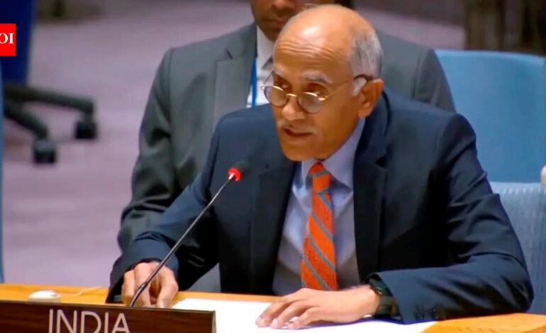 ‘Put your own house in order’: India slams Pakistan over crossborder terror at UN | India News