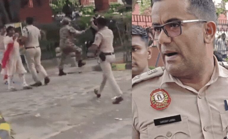 ‘Assaulted Protesters’ Video: Calls for Sandeep Lamba’s Suspension Rise After Viral Incident | India News