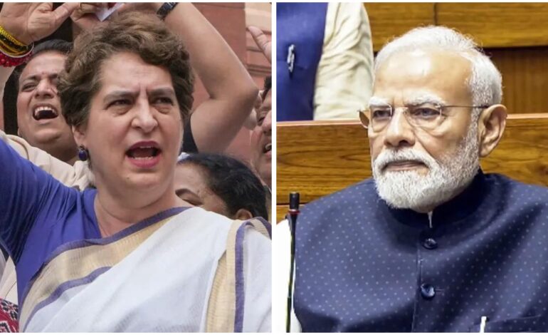 Pm Modi: ‘You take credit for Mars, now take responsibility’: Priyanka Gandhi targets PM Modi over student protests, police action | India News