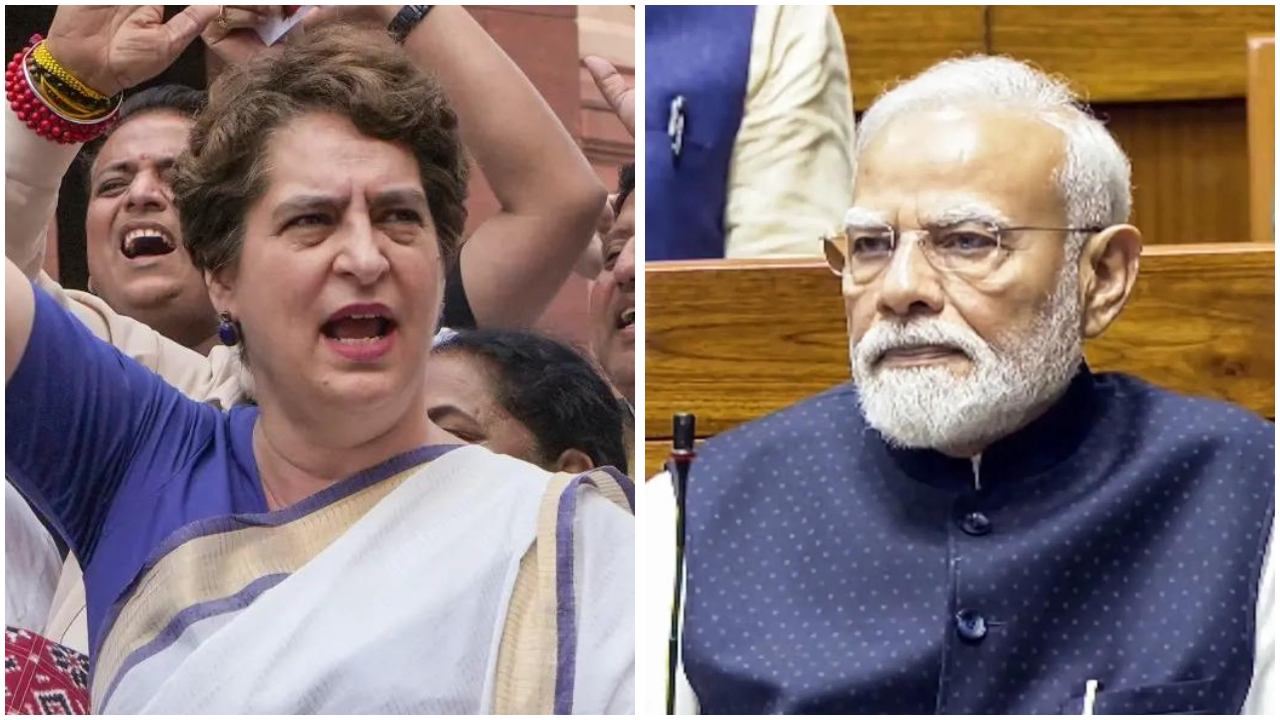 Pm Modi: ‘You take credit for Mars, now take responsibility’: Priyanka Gandhi targets PM Modi over student protests, police action | India News