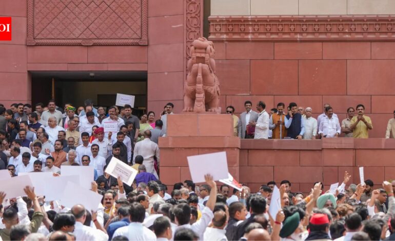 NEET deadlock washes out 4th straight day of Parliament monsoon session – key highlights | India News