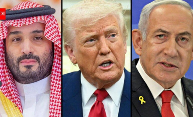 Trump says Saudi nuclear deal hinges on kingdom joining Abraham Accords with Israel | India News