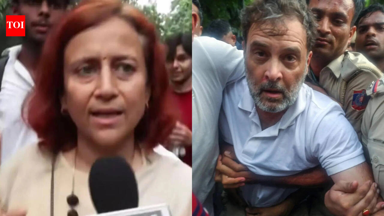 Rahul Gandhi’s protest outside PM house ‘insincere’: Sonam Wangchuk’s wife | India News