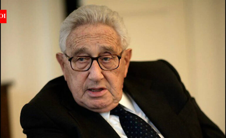 Quote of the day by Henry Kissinger: ‘Don’t be too ambitious. Do the most important thing you can think of doing every year and then your career will take care of itself’ and a remarkable career advice