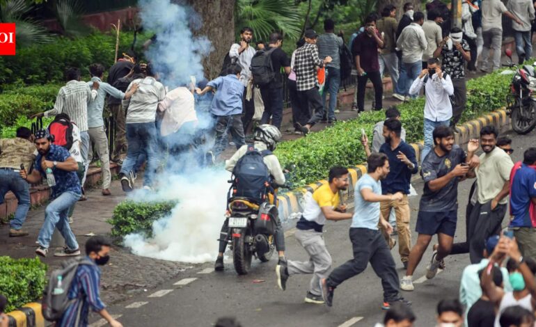 Delhi Police deploys facial recognition cameras at Jantar Mantar to track wanted criminals | India News