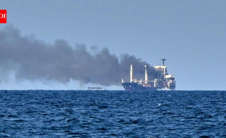 Indian seafarer killed after ship attacked in Black Sea; MEA condemns incident | India News