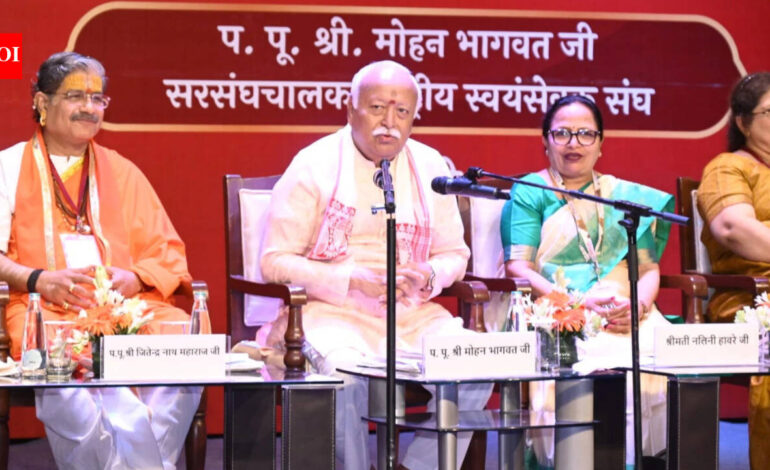 Creation and nurturing of society impossible without motherhood: RSS chief Mohan Bhagwat | India News