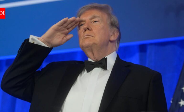 Donald Trump returns to White House Correspondents’ dinner months after shooting forced postponement