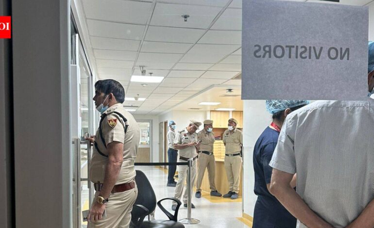 ‘Cops everywhere’: Wife Gitanjali shares photo from hospital, claims Wangchuk under constant vigil | India News